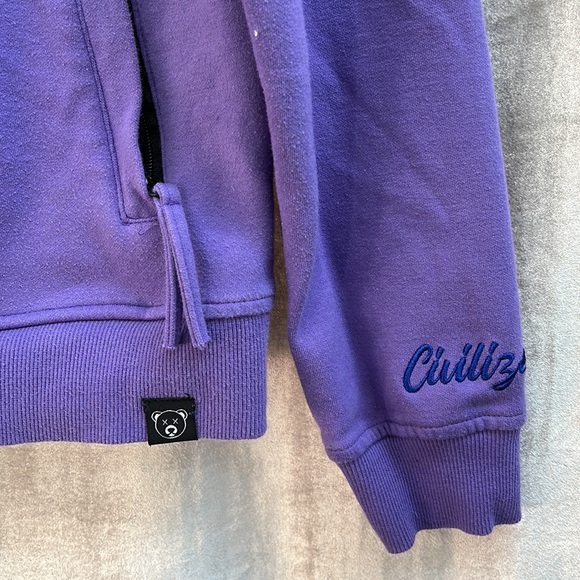 Civilized Purple Sweatshirt - Picture 2 of 5